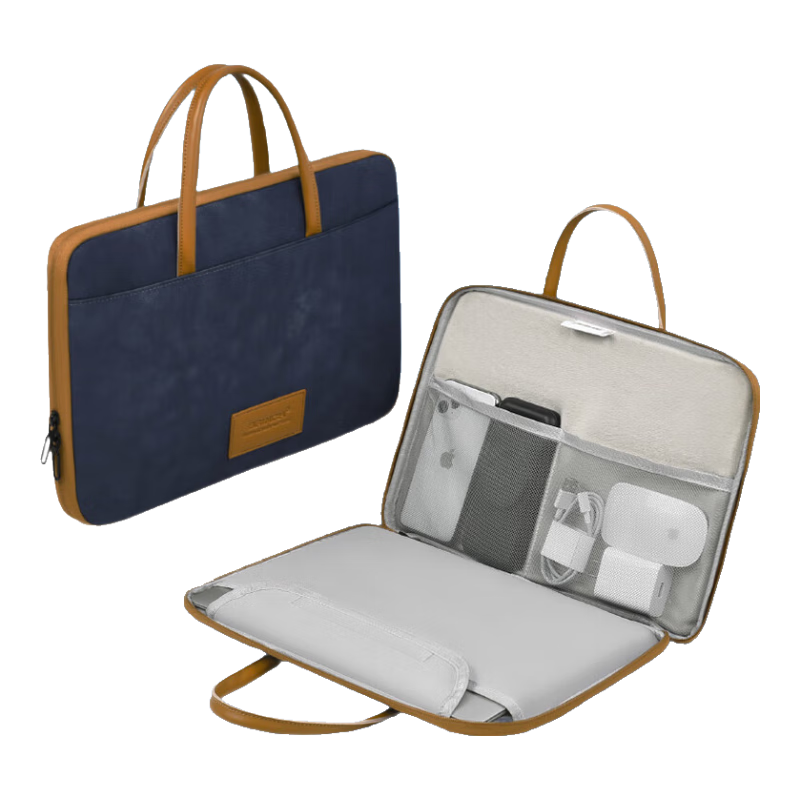 BRINCH Laptop Briefcase, 16-Inch Stylish Business Bag, Suitable for Commuting to Work, Compatible with Apple And Huawei Laptops