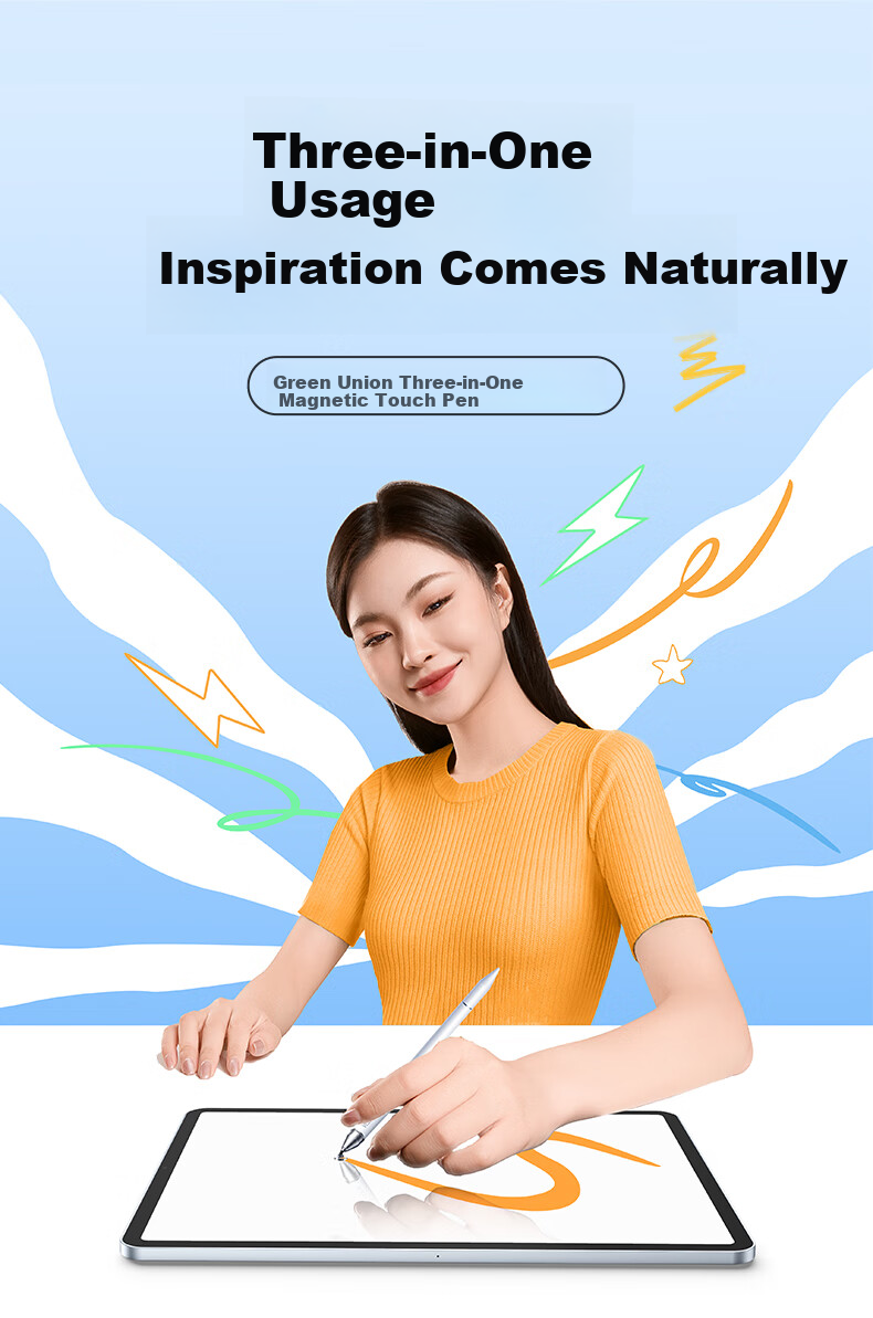 UGREEN [Free Shipping] Capacitive Stylus Touchscreen Pen Writing Pen Tablet Pen Universal Magnetic for Phones Compatible with IPad Huawei Apple Xiaomi Android Honor Switch 5