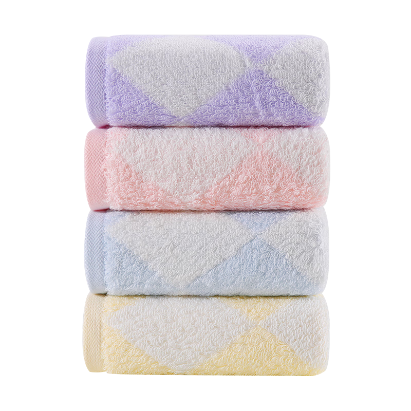 Jinhao Pure Cotton Thickened Towel Xinjiang Cotton Class A Soft Skin-Friendly Absorbent Face Towel Green 74x34cm 142g