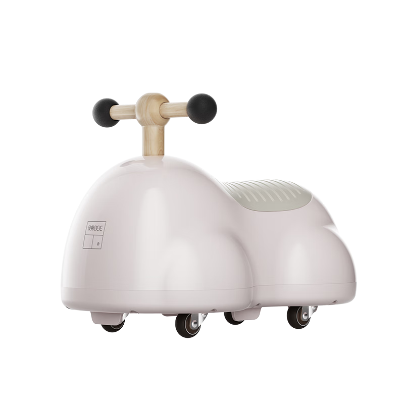 BEIESTATE Peanut Car Twist Car, Toy for Children Aged 1-3 Years Old, Toddler's First Birthday Gift, Slide Car, Beimofen Color