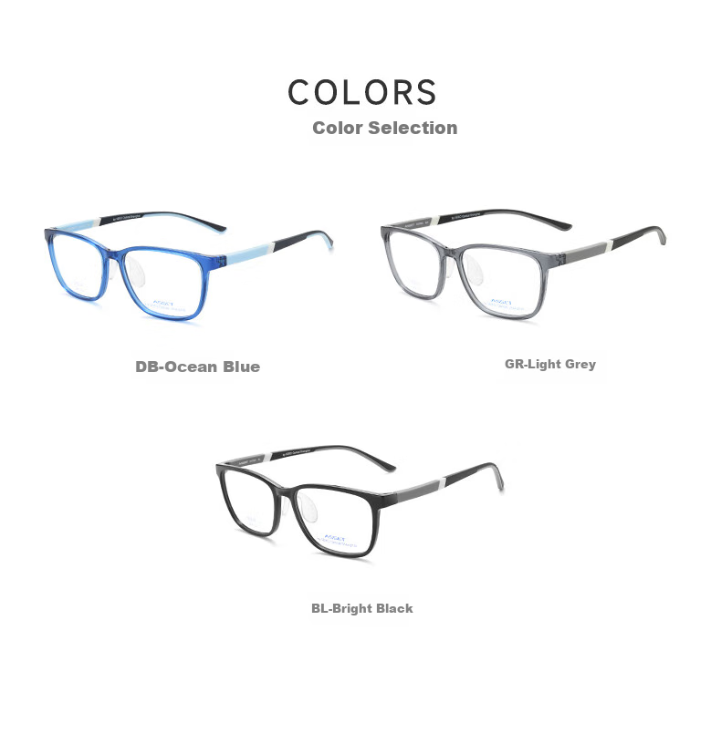 SEIKO Back-To Season ASSET Series Eyeglass Frames, Selected Youth Student Myopia Glasses Frame AK0090 BL 53mm 5