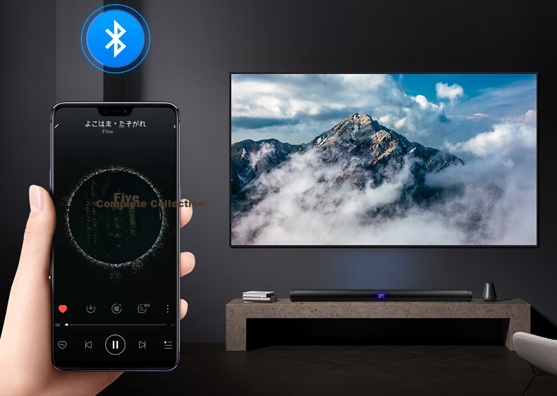 GIEC T130proA TV Soundbar, Speaker, Home Theater Audio System, Living Room TV Soundbar with 3D Surround Sound, Home Speaker, Wireless Subwoofer 23