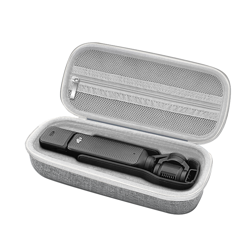 BIAZE DJI Pocket 3 Carrying Case Protective Cover Portable Handheld Travel Bag Hard Shell Shockproof Pressure Resistant Splashproof Gray XJ18