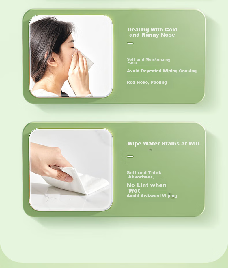 Mind Act Upon Mind Facial Tissues, Cloud-Soft 3-Ply 90 Sheets * 24 Packs Full Box Tissue Paper for Home Use, Face Towels And Napkins 8