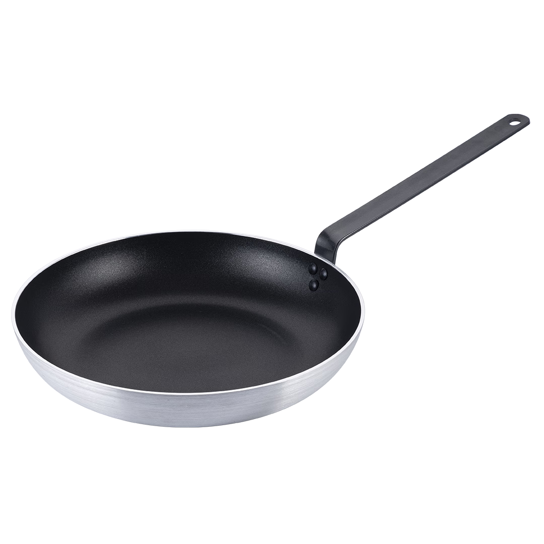 GOLDEN KEY 40cm Non-Stick Flat Frying Pan Commercial Chef Grade Large Double Bottom Aluminum Skillet GK-JP400