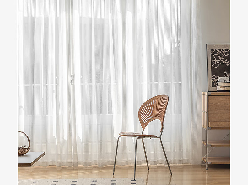 Mercury Home Textiles Translucent Privacy Balcony Curtain Venetian Blinds Perforated Style 300cm Width × 200cm Height (Single Panel) 16