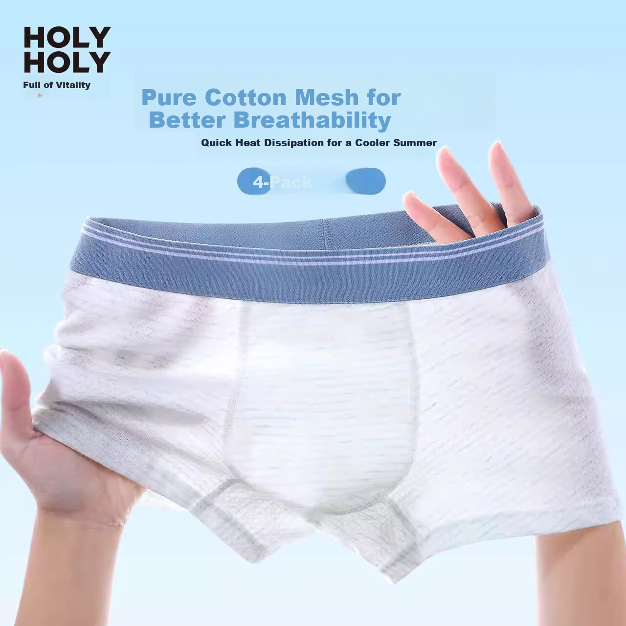 Hzasz Boys' Underwear, No Wedgie, Cotton Quick-Dry Breathable Boxer Briefs, High School And Children's Shorts