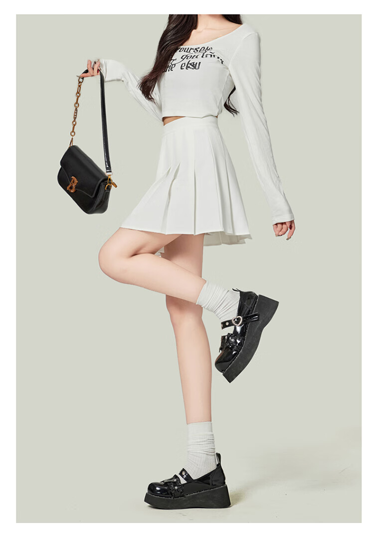 Ziyu Style Pleated Skirt for Women Petite High Waist Slimming Anti-Exposure Blazer Mini Skirt 2026 New Summer Bodycon Half Skirt 29