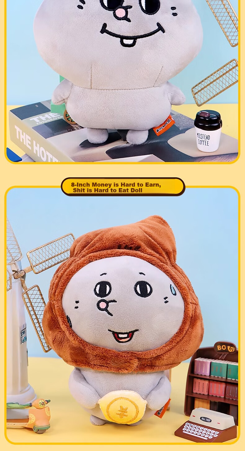 Youyou Official American Girl And Hamster Plush Doll Accessories, Cute Doll Toys, Gifts for Boys And Girls, Sleeping Hugging Dolls 3