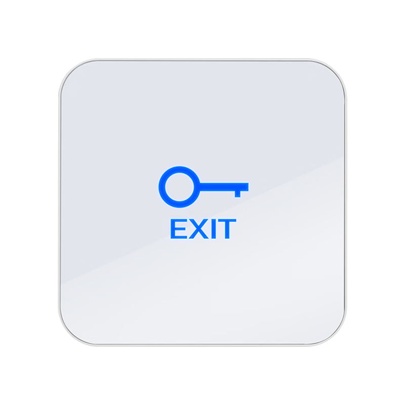 GS GSON Access Control Switch Button Panel Attendance Machine Exit Switch White Touch Slim Model