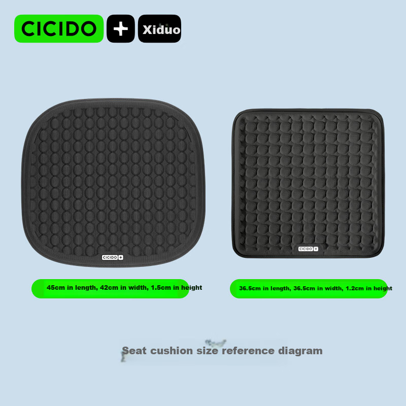 CICIDO Car Seat Cushion, Summer Honeycomb Gel Seat Pad, Universal Long-Sitting Ventilated Breathable Ice Silk Cooling Mat, Summer Seat Cushion, Ice Mat 1