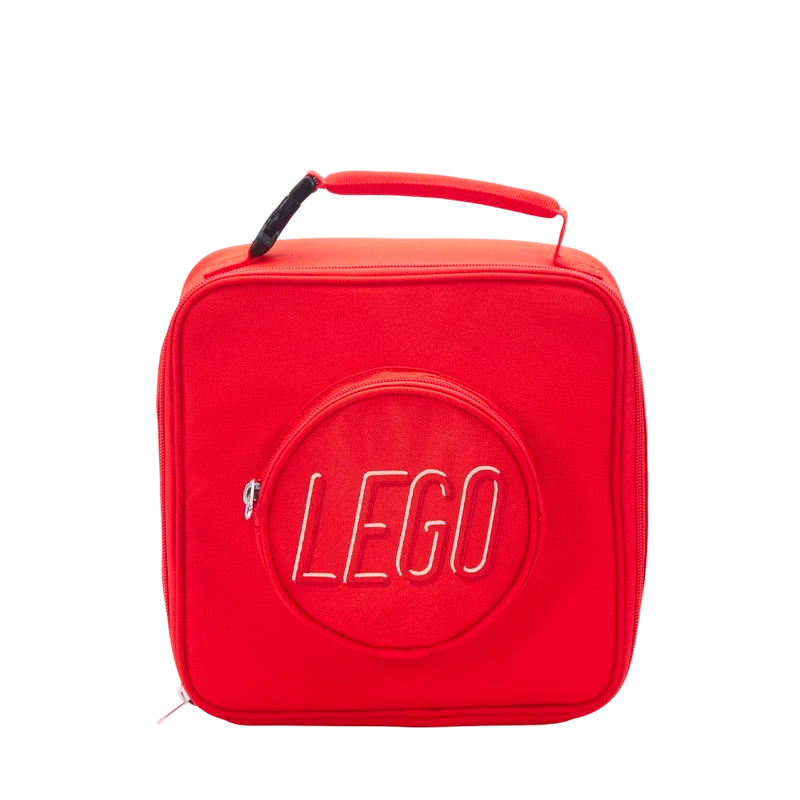 LEGO® Lunch Bag, Insulated Lunch Box Bag, Portable Lunch Carrier, Birthday Gift, Red