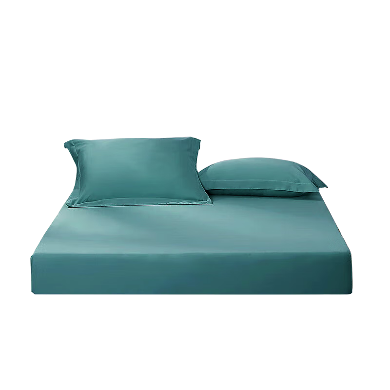 FUANNA Fitted Sheet Single Piece 80-Count Long-Staple Cotton Antibacterial Bed Sheet 100% Cotton Non-Slip and Stain-Resistant Bed Cover 120*200cm
