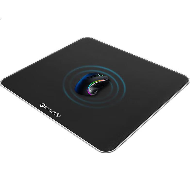 Игровой коврик для мыши EXCO, прозрачный, 45x40 см, для киберспорта и офиса, гладкая и твердая поверхность