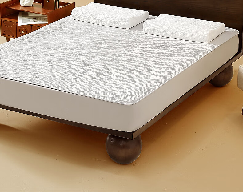 Shuixingjiafang Mattress Pad Dormitory Mattress Antibacterial Anti-mite Aixian Mattress Protector Plain Gray 150cm×200cm 7