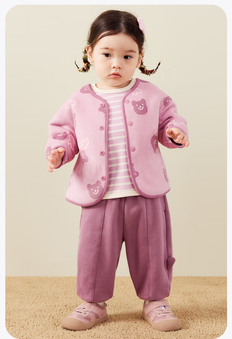 Minibala Unisex Baby Lamb Wool Thickened Coat 2025 Autumn Winter [Reversible] 19