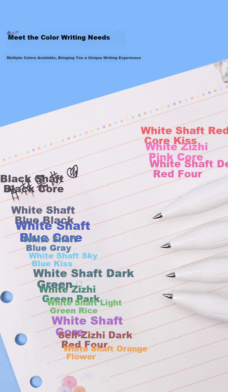 ZEBRA 0.4mm Retractable Bullet Tip Gel Pen, Colorful Student Drawing Signing Pen for Marking And Coloring, Journaling Pen, Ink Pen, JJS29-R1, White Barrel Black Ink, Pack of 10 2