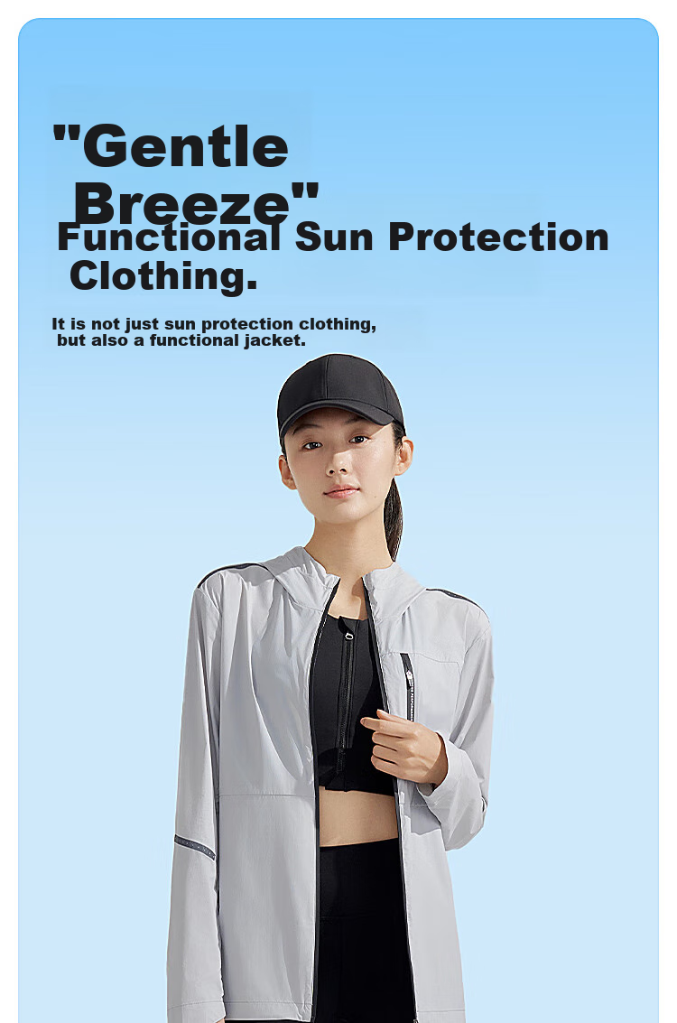 BOSIDENG Sun Protection Jacket for Men And Women, UV-Resistant, Comfortable, Breathable, Cool-Feeling UPF100+, Gift Outerwear 1