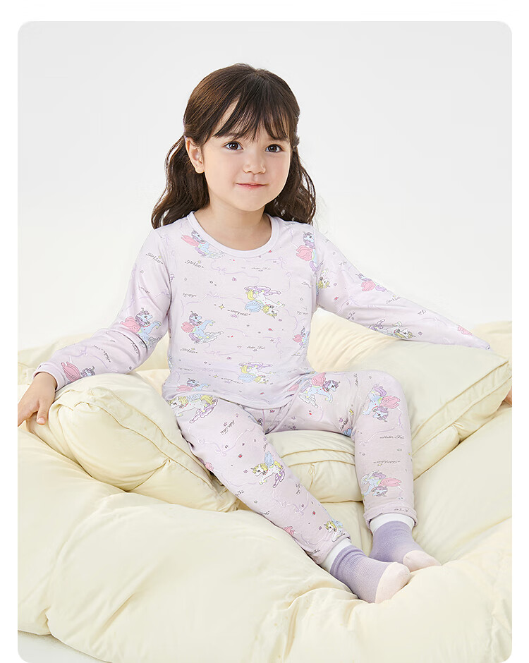 BALABALA Baby Autumn Underwear Set Boys Girls Sleepwear Toddler Printed Cute 209325169203 3