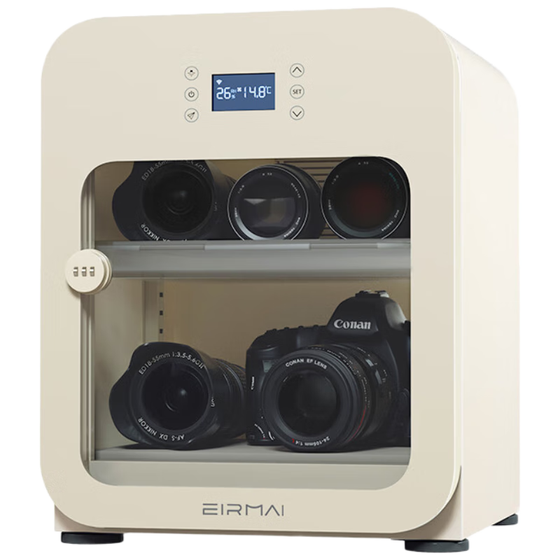 EIRMAI R3M DSLR Camera Moisture-Proof Cabinet, Photography Equipment Sealing Drying Box, Lens Moisture-Proof Storage Box, Electronic Tea Stamp Moisture-Proof Box