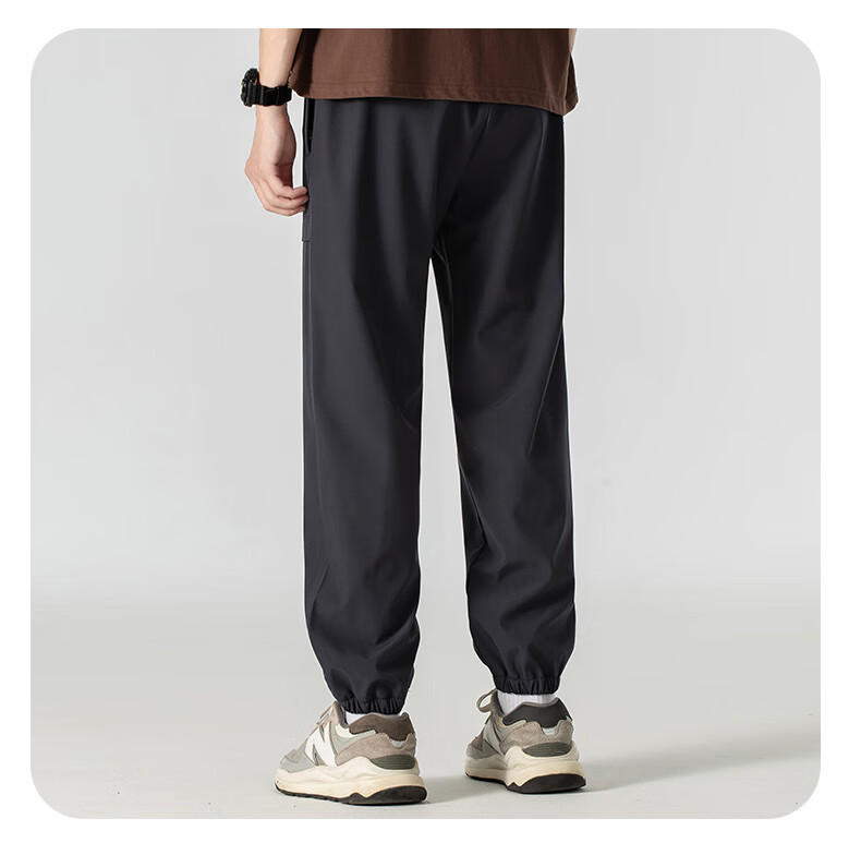JEEP Men's Outdoor Windproof Waterproof Hiking Cargo Pants Loose Fit Khaki 4XL 22