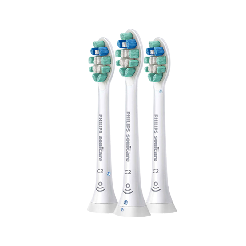 PHILIPS Electric Toothbrush Heads 7x Plaque Removal Clean Type 3-Pack HX9023 Compatible with DiamondClean 3 Series HX6/HX3/HX51 Series
