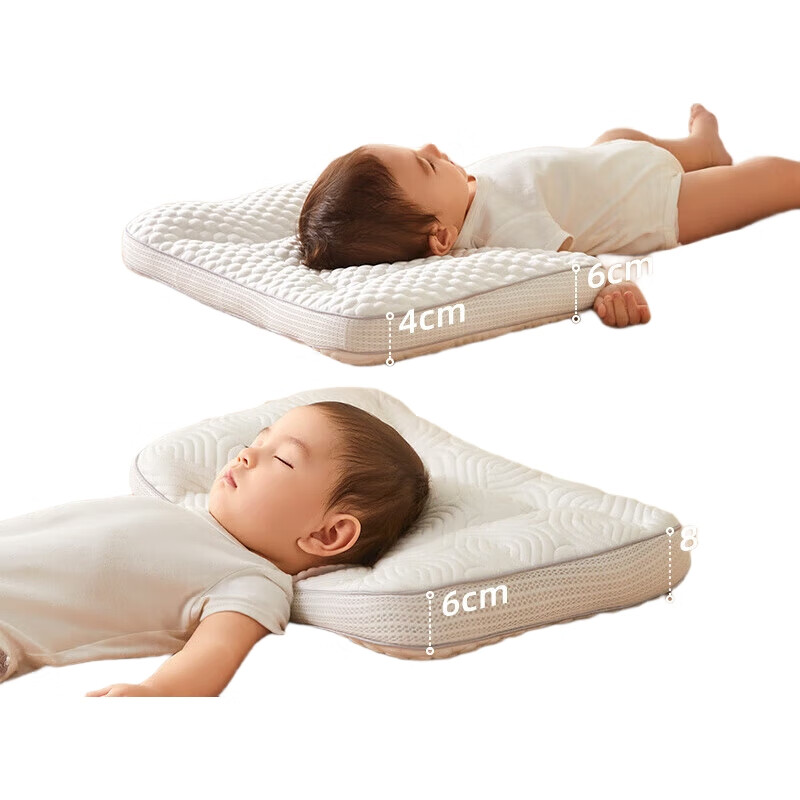 Подушка для новорожденных "Shiyuejiejing", для детей 3-6 лет, с поддержкой шеи, для детского сада, на все сезоны, белая