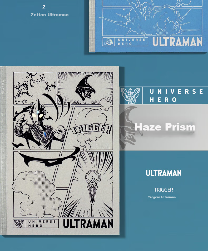 Kayou Ultraman Notebook, Yuanshenguan Plan Series, High-Quality Wirebound Edition, Thickened, for Boys And Children, Diary, Study Notebook, Cartoon Stationery Book, Birthday Gift 3