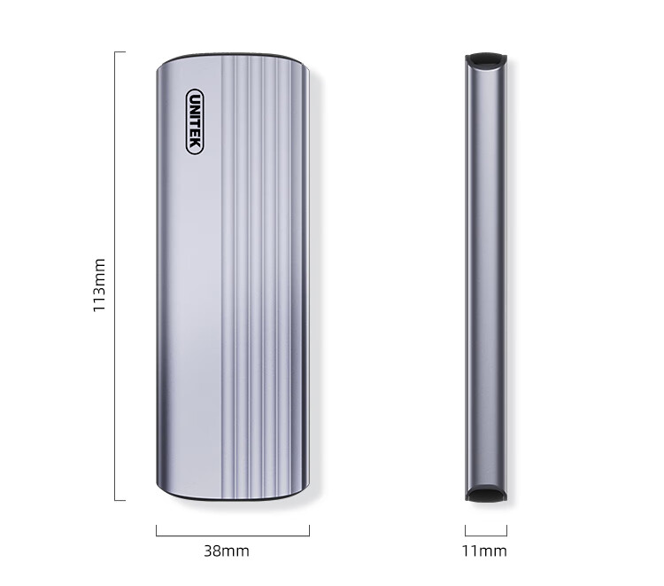 Superior M.2 NVMe SSD Enclosure Type-C 3.2 External Hard Drive Case for Laptop Tablet Mobile Phone SSD Reader 20
