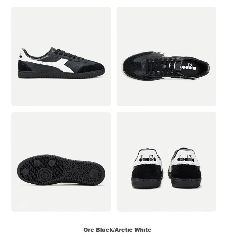 Diadora Casual Sneakers for Men And Women, Saunter EC Runs Small, Recommend Ordering Half Size Up. Black/white, Size 42 19