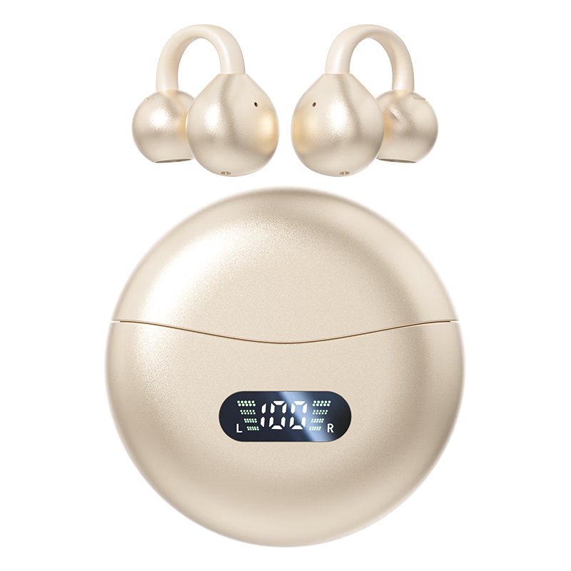 Chuangu 2025 New Panorama Sound Bone Conduction Concept True Wireless Bluetooth Ear Clip Comfortable Non-In-Ear Sports High-Quality Sound