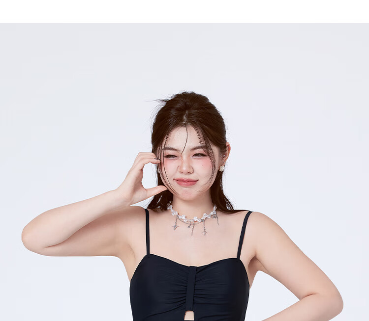 Agliondy Plus Size Swimsuit for Women, Curvy Girls, Body Concealing, 2025 New Style, Conservative Slimming, Plus Size, Hot Spring Resort, Adult Two-Piece Set 13
