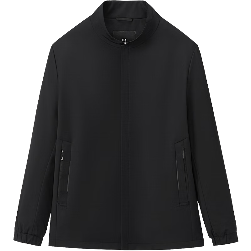 HLAHLA Men's Stand Collar Commuter Executive Jacket Autumn