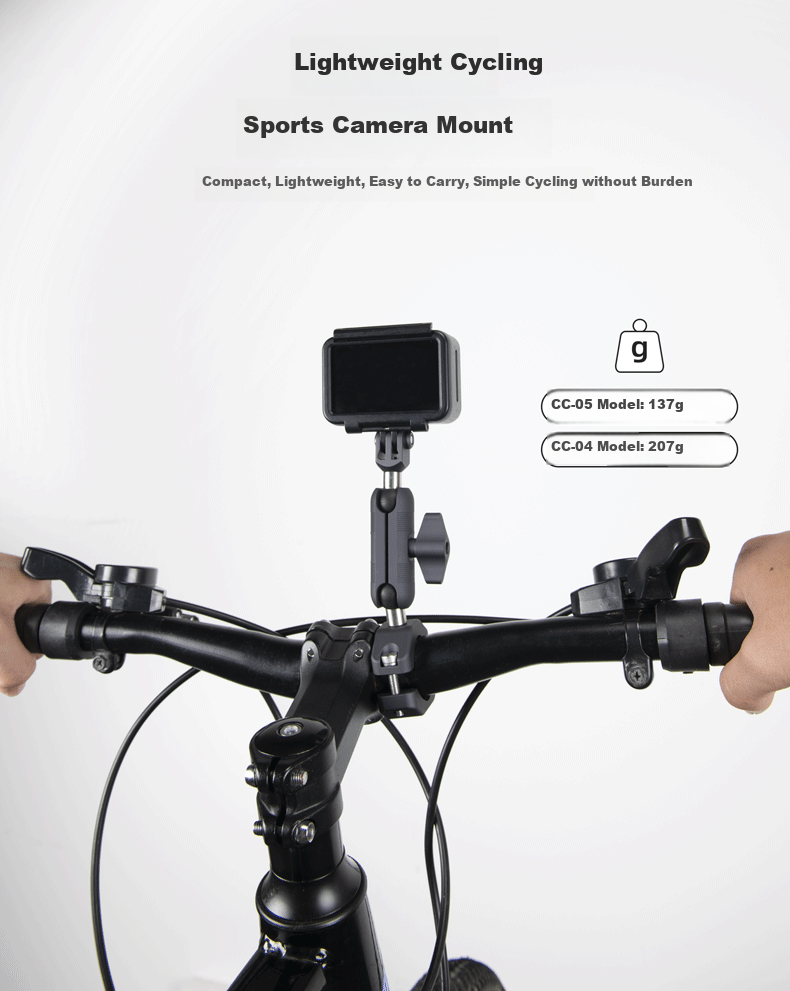 FANAUE Bicycle Action Camera Mount for Road Bikes, Integrated Handlebar, Compatible with DJI GoPro 360, Cycling Shooting CPC-06TP 7