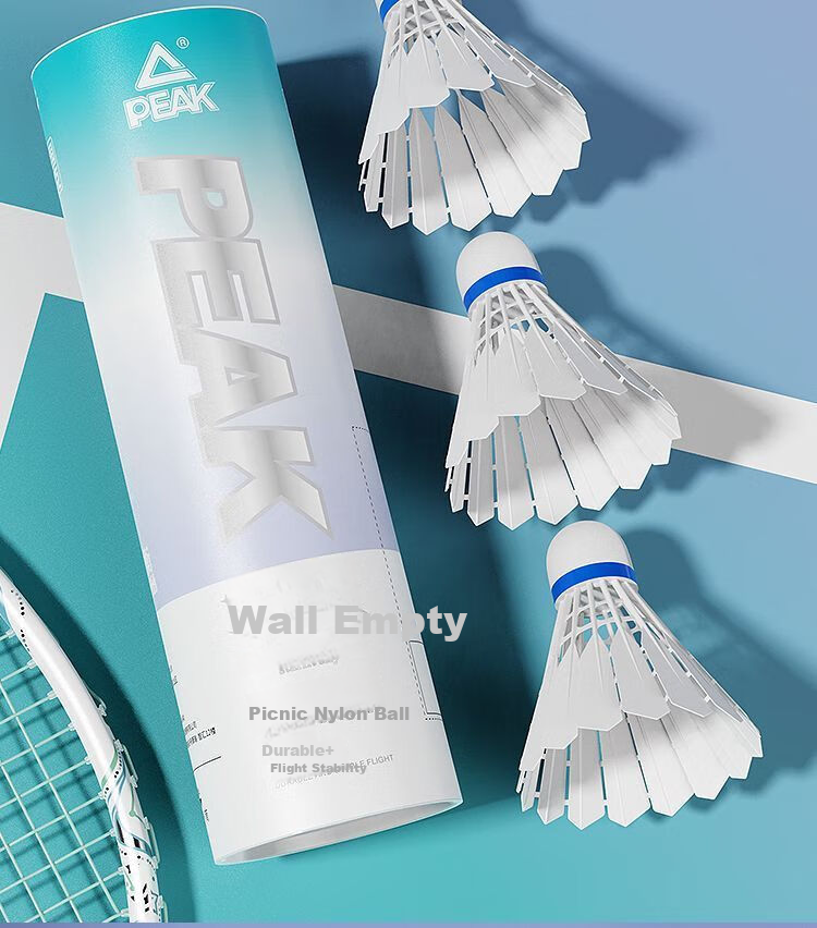 PEAK Badminton Shuttlecocks, Synthetic Nylon, Durable And Long-Lasting, 3-Pack, Windproof, for Competition, Training, Indoor And Outdoor Use, Authentic Product from Flagship Store 12
