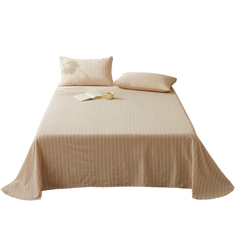 Mercury Home Textiles 100% Cotton 60-Count Washed Long-Staple Cotton A-Class Bed Sheet Single 160x230cm