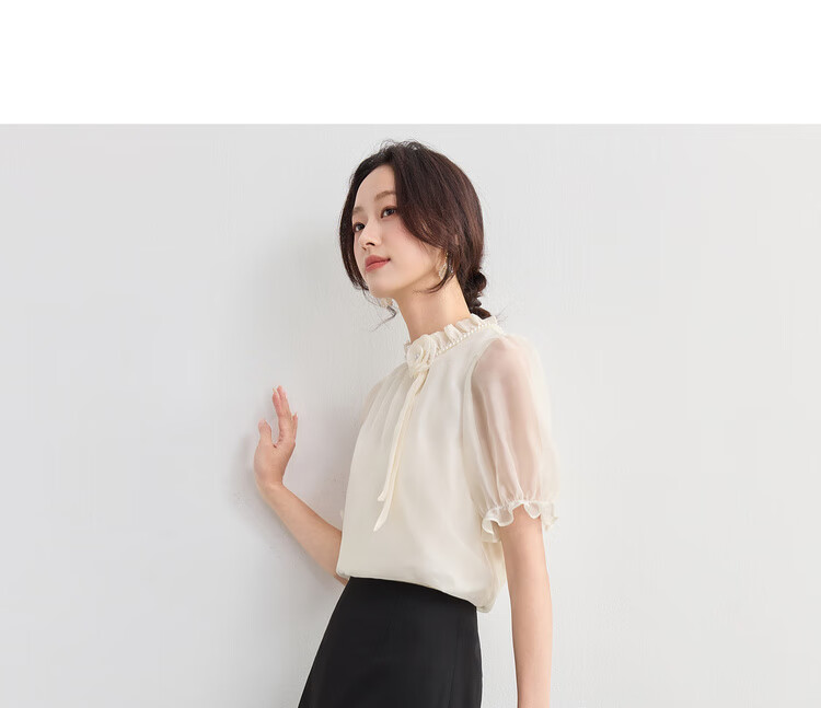 Sentubila Elegant Temperament Commuter A-Line Skirt Women Summer High-End Slim Patchwork Mesh Casual Mid-Length Skirt 16
