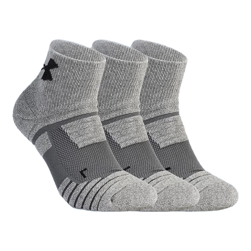 Under Armour Socks [3 Pairs] Basketball Badminton Sports Socks Unisex Running Breathable Ankle Anti-Odor Thickened Terry Cotton Socks