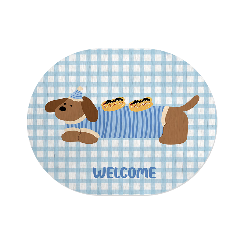Shandian, Diaper Dog Hard Diatomaceous Earth Mat, Bathroom Absorbent Board, Non-Slip Quick-Drying Toilet Foot Mat, 60*39cm