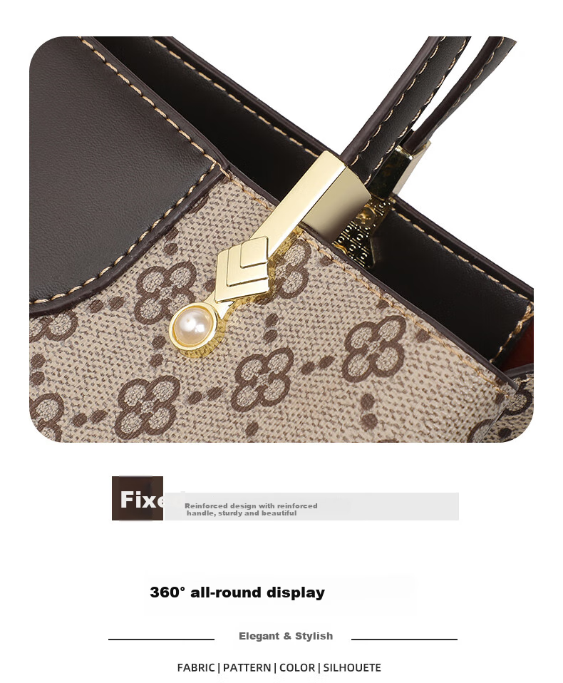 Aiqinghai Handbag, Women's Bag, Large Capacity Tote Bag, Crossbody Shoulder Bag, Light Luxury Brand, Birthday And Mother's Day Gift, Practical Present for Mom 5