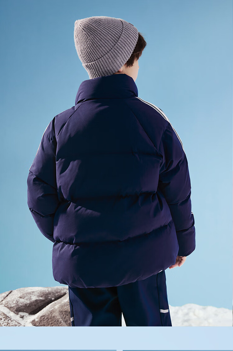 PUMA New Kids Winter Casual Puffy Down Jacket Loose Trendy Pink Blue 80001 Size 150 12