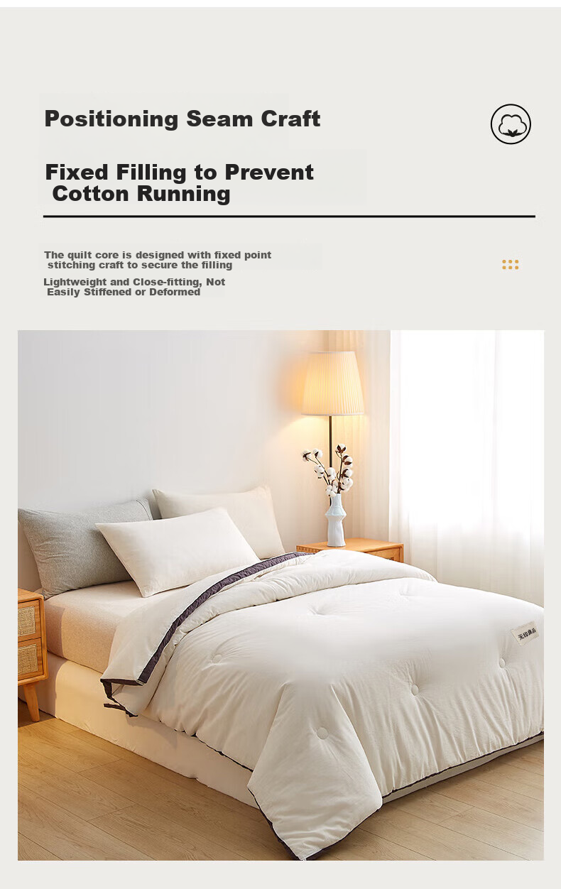 MUJI Class A 100% Cotton Wrinkled Gauze Summer Quilt Air Conditioning All-Season Quilt 200x230cm 4 Jin 11