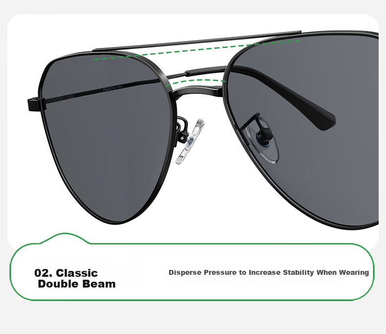 PARZIN Children's Sunglasses for Boys And Girls, Trendy UV Protection Double Bridge Glasses Aviator Frame Kids Sunglasses for Ages 6-10 PZ2010 10