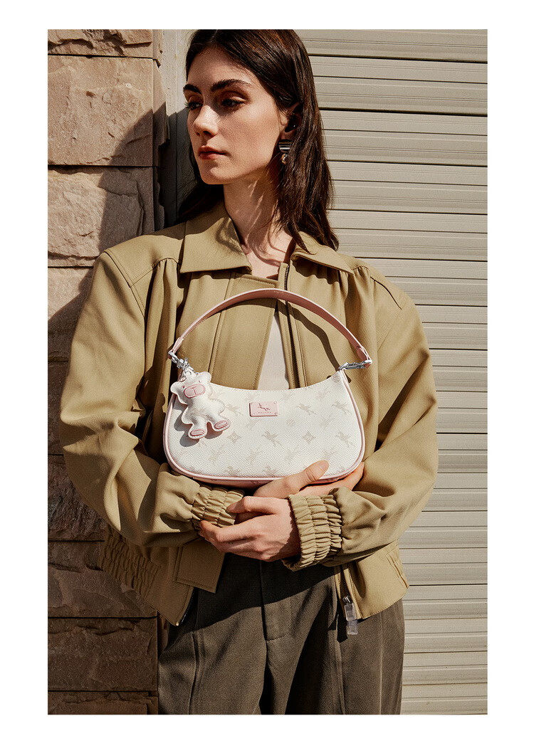 NUCELLE Pegasus Crescent Bag, 2026 Light Luxury Niche Underarm Dumpling Bag, Shoulder Crossbody Women's Bag, Valentine's Day Birthday Gift for Wome 12
