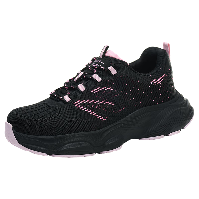 LAOGUANJIA Women's Small Size Lightweight Breathable Steel Toe Anti-Smash Anti-Puncture Safety Work Shoes Comfortable Durable 522 40