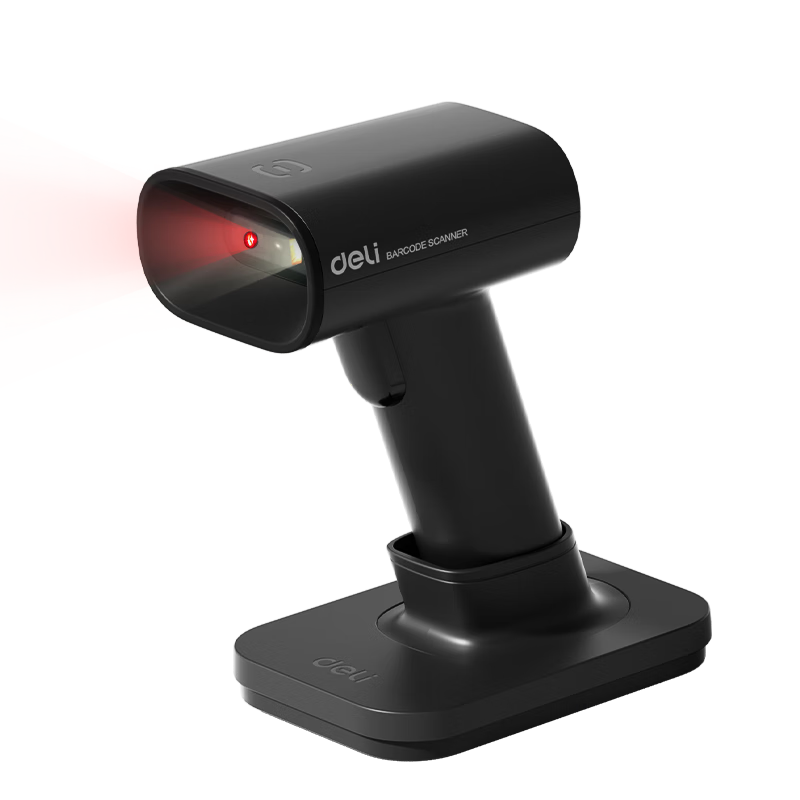 Deli Barcode Scanner, QR Code Scanner for Pharmaceutical Traceability, Medical Insurance Payment, Express Delivery Tracking, Cashier Scanning Device, Spare Parts, Product Barcode Accuracy Upgrade, Bluetooth Model AA302WB