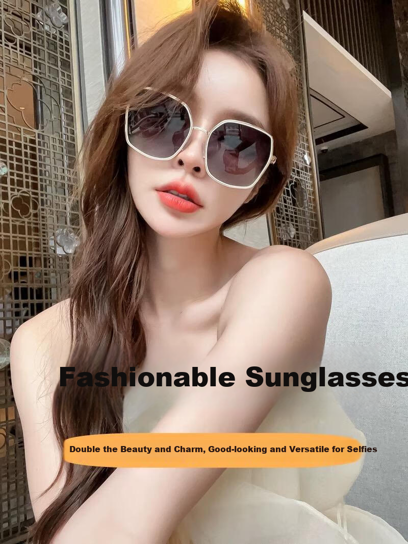 FESETE Sunglasses for Women, Polarized Sunglasses, UV Protection, Large Face Slimming Effect, Back to School 1