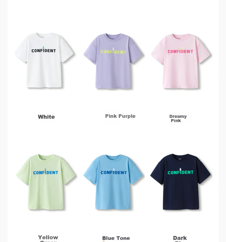 BALABALA Children's Short-Sleeve T-Shirt, Boys And Girls Top, Kids' Clothing Summer Wear [Same As In-Store], 202225117211 6