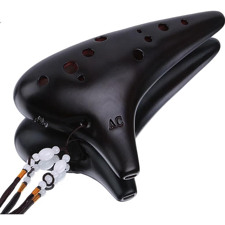 Окарина FENG YA OCARINA, 12-ти отверстий, керамическая флейта, тональность До, средний регистр, AC12