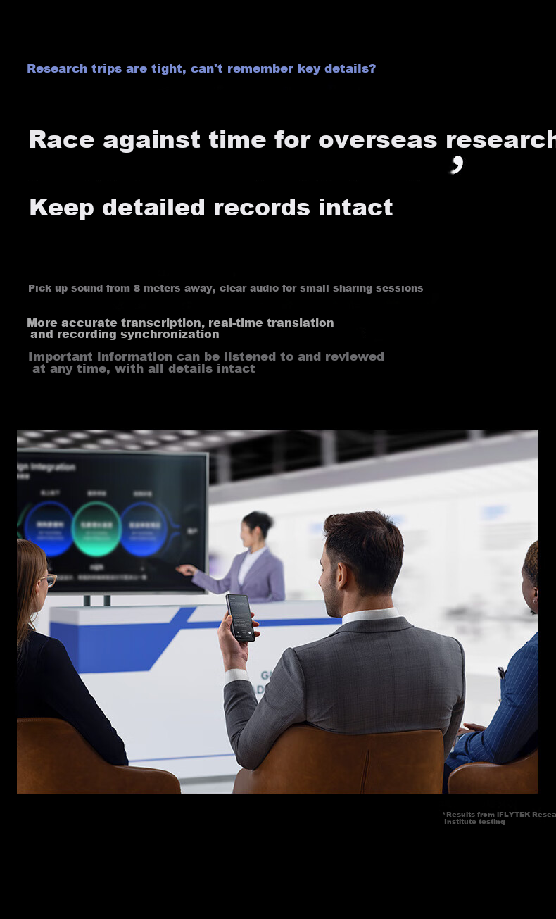 IFLYTEK Dual-Screen Translation Device 2.0, Multi-Language Offline Translator, Simultaneous Subtitle Translation, Industry Translation, Portable Real-Time Translation for Overseas Travel And Spoken Language Translatio 12